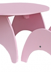 Bibi Paulina mizica + stolček - roza
