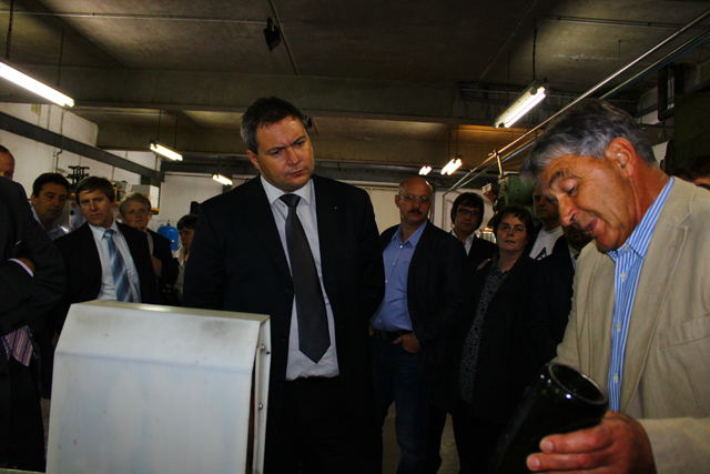 Minister Židan na Bizeljskem z župani v toči prizadetih občin.
