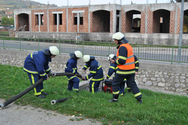 Sektorska vaja na Bizeljskem