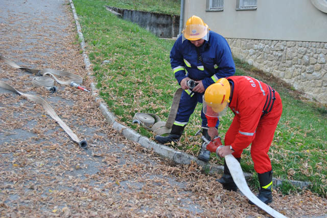 Sektorska vaja na Bizeljskem
