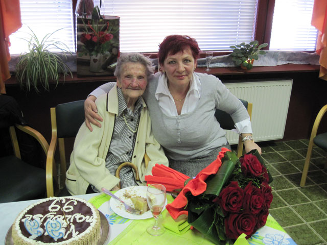 Najstarejša krajanka 99-letna Marija Gregl