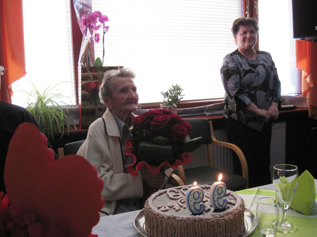 Najstarejša krajanka 99-letna Marija Gregl
