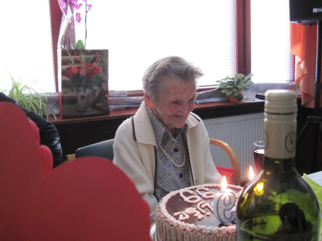 Najstarejša krajanka 99-letna Marija Gregl