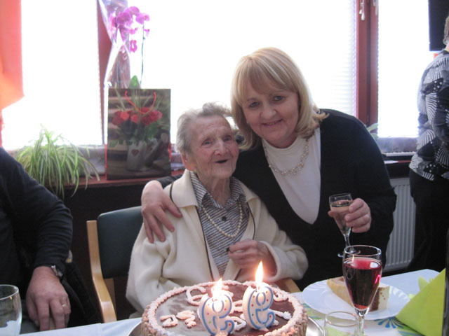 Najstarejša krajanka 99-letna Marija Gregl