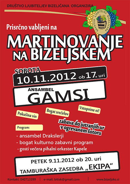 Martinovanje na Bizeljskem 2012