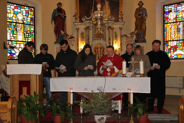Cvetna nedelja v farni cerkvi