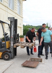 Dvig penine iz vodnjaka Istenič 2018 Bizeljsko (1)