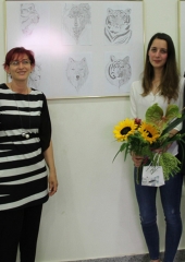 Avtorska likovna razstava Lucije Kampijut ANIMALIJE (25)
