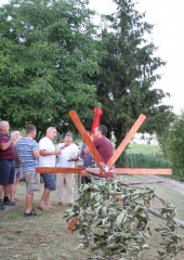 Postavljanje klopotca pri Balonovih (22)