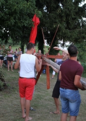 Postavljanje klopotca pri Balonovih (27)