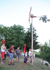 Postavljanje klopotca pri Balonovih (33)